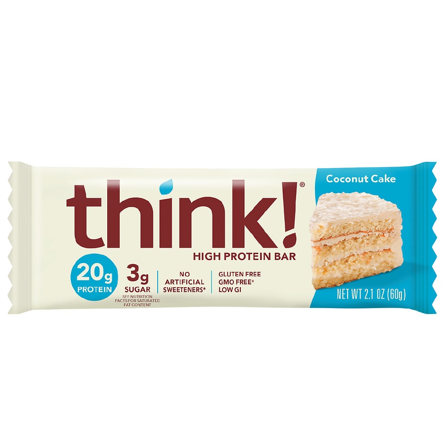 think! High Protein Bar Coconut Cake