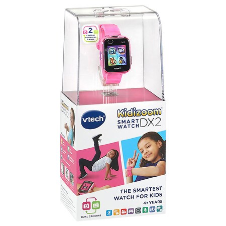 VTech KidiZoom Smartwatch DX2, Pink (B071JQ6LCC)