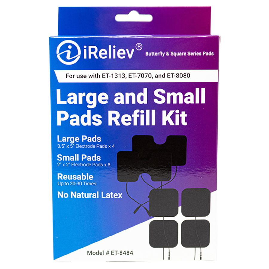 iReliev Wired Electrode Pads Kit Large & Small