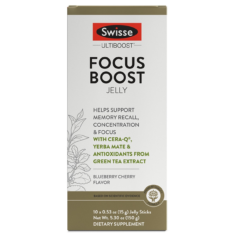  Swisse Ultiboost Focus Boost Jelly Sticks Blueberry Cherry 