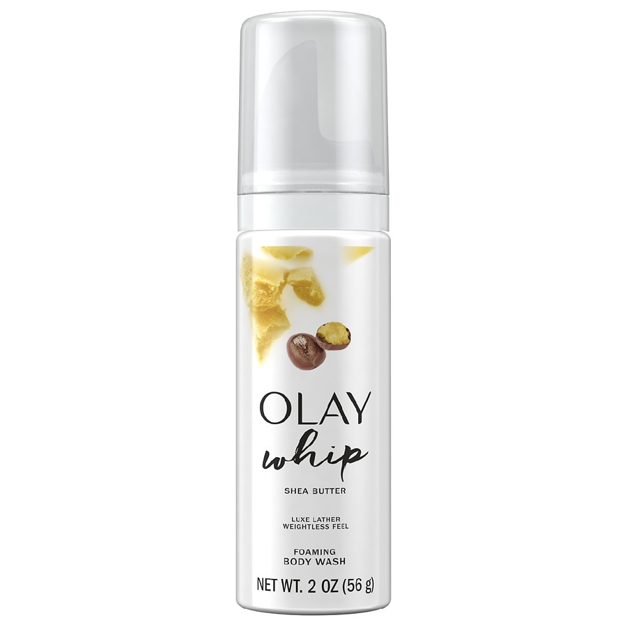  Olay Foaming Whip Body Wash Travel Trial Shea Butter 