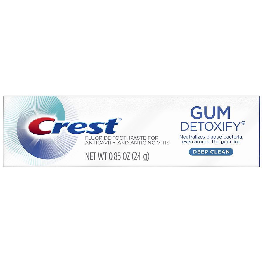 crest gum detoxify allergic reaction