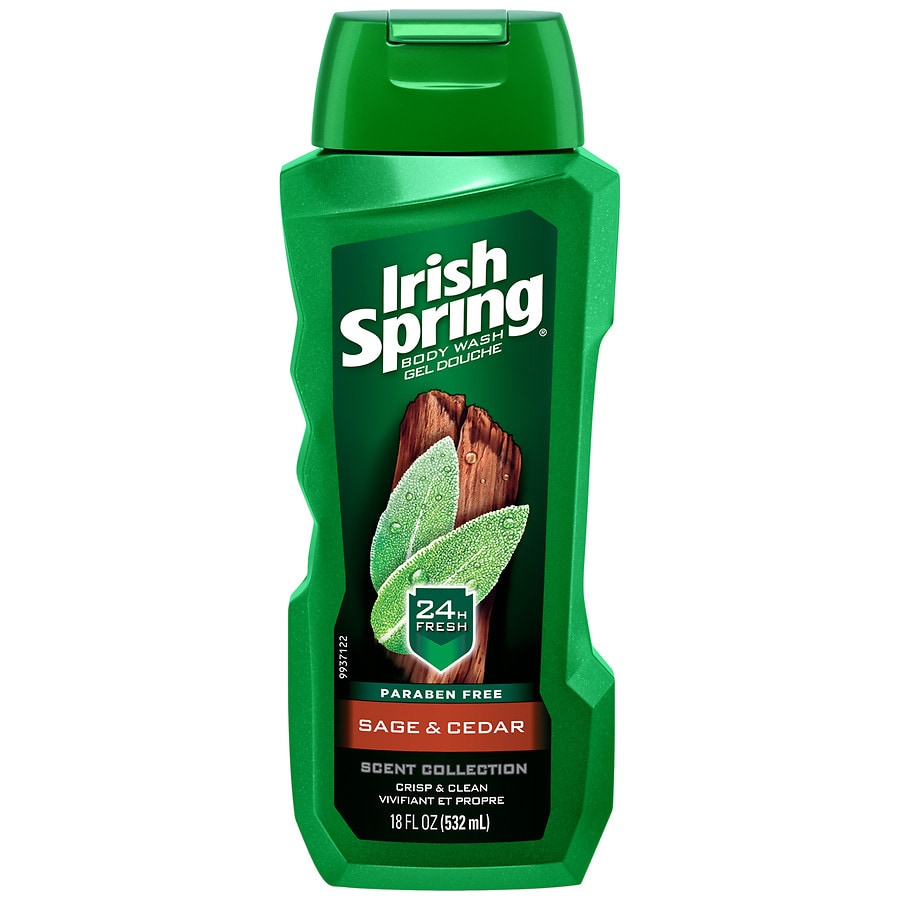  Irish Spring Body Wash Sage & Cedar 