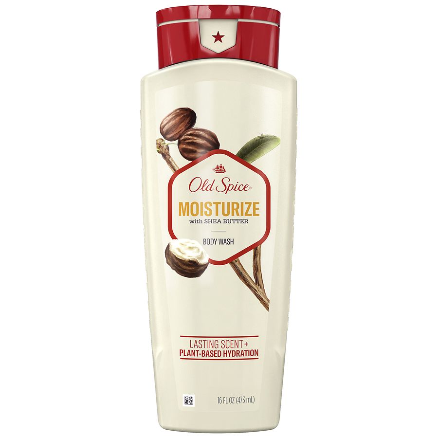 Old Spice Fresher Collection Body Wash for Men Shea Butter