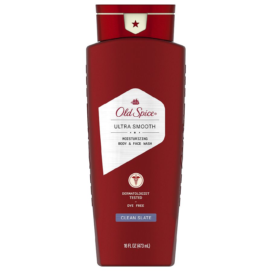 Old Spice Ultra Smooth Moisturizing Body and Face Wash Clean Slate