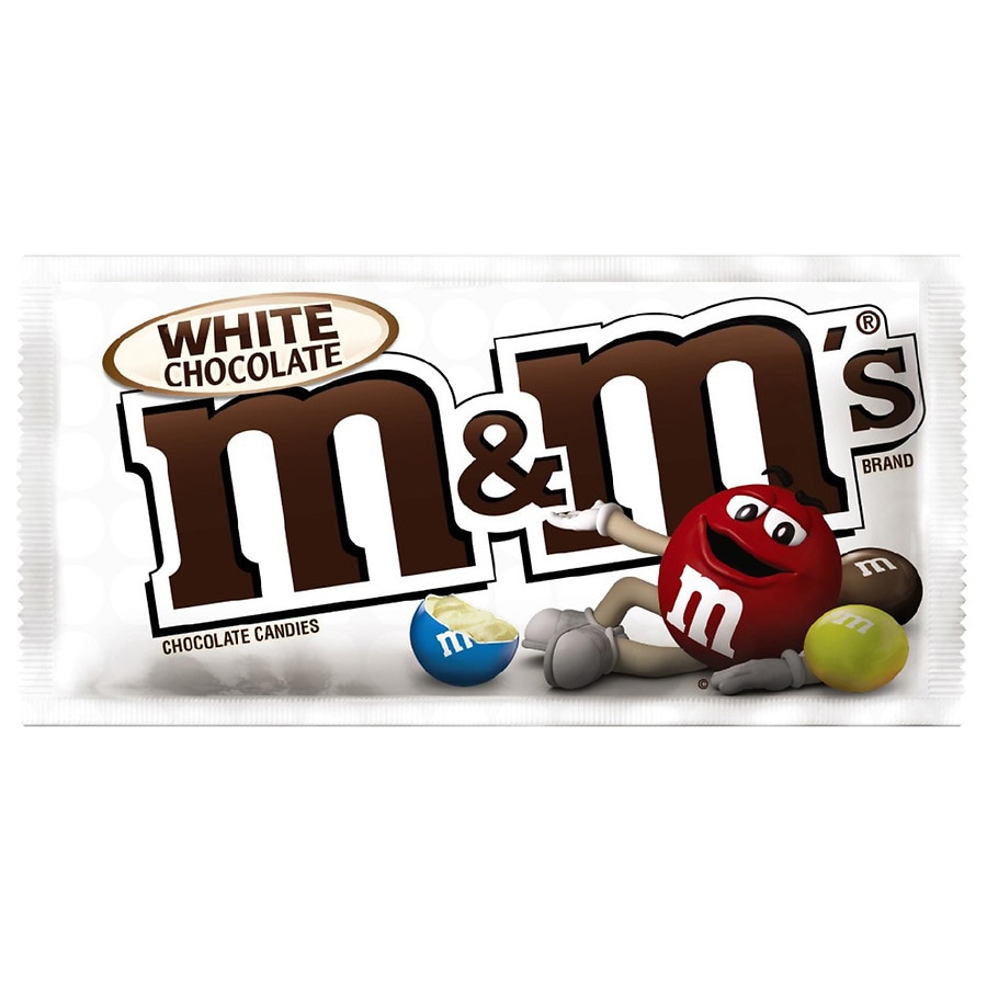  M&M's White Chocolate Singles Size Candy 