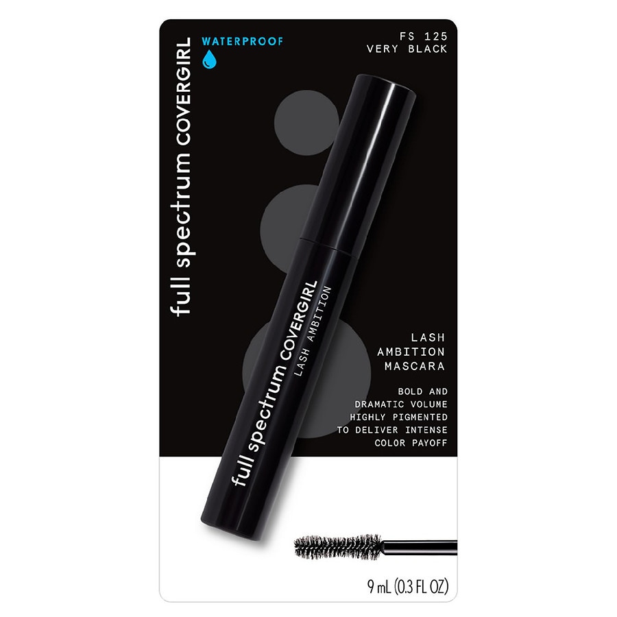 Covergirl Spectrum Lash Ambition Mascara Waterproof Very Black Walgreens