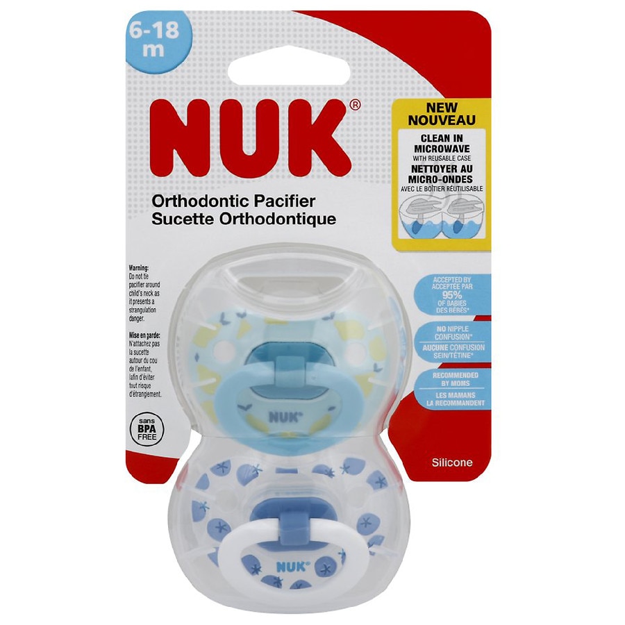  NUK Orthodontic Pacifier Mixed 