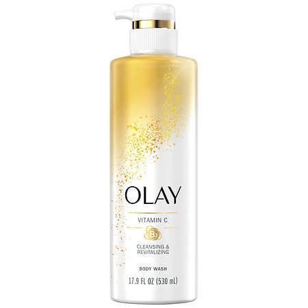 Olay Brightening Body Wash for Women with Vitamin C, 17.9 fl oz