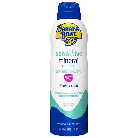 banana boat mineral enriched sunscreen