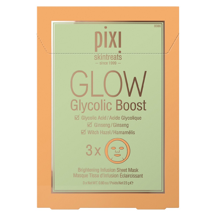 Pixi Glow Glycolic Boost Sheet Masks