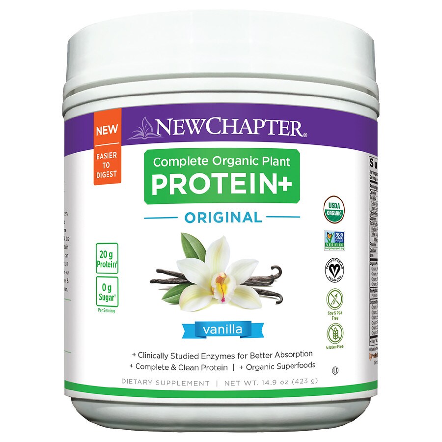 New Chapter Complete Organic Plant Protein+ Original