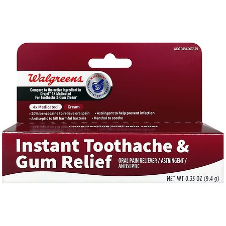 orajel tooth pain walgreens