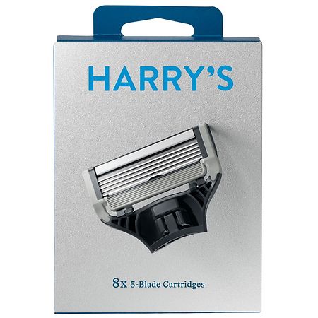 Harry's Razor Blades For Men: 8 Pack Of Men's Razor Blade Refills