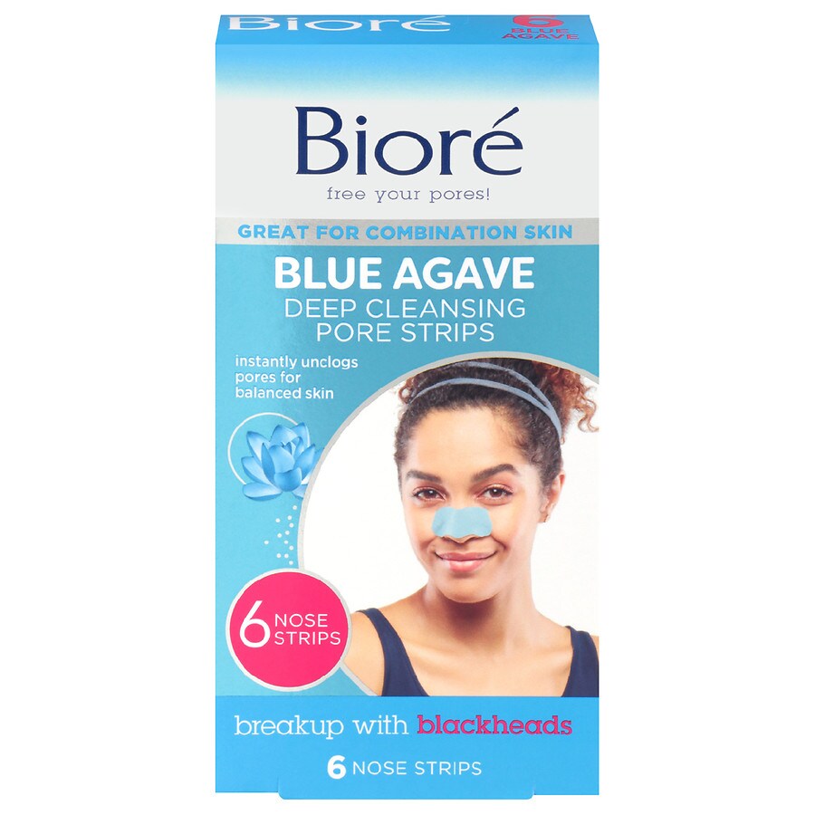 Biore Blue Agave Pore Nose Strips