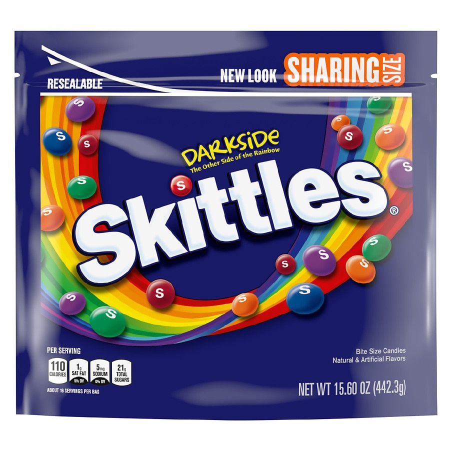  Skittles Darkside Sharing Size Candy 