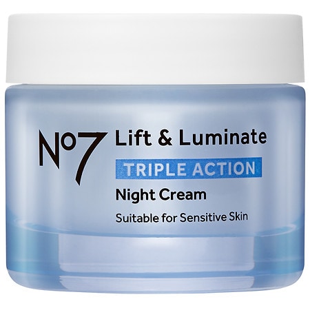 No7 Lift & Luminate Triple Action Night Cream - 1.69 oz