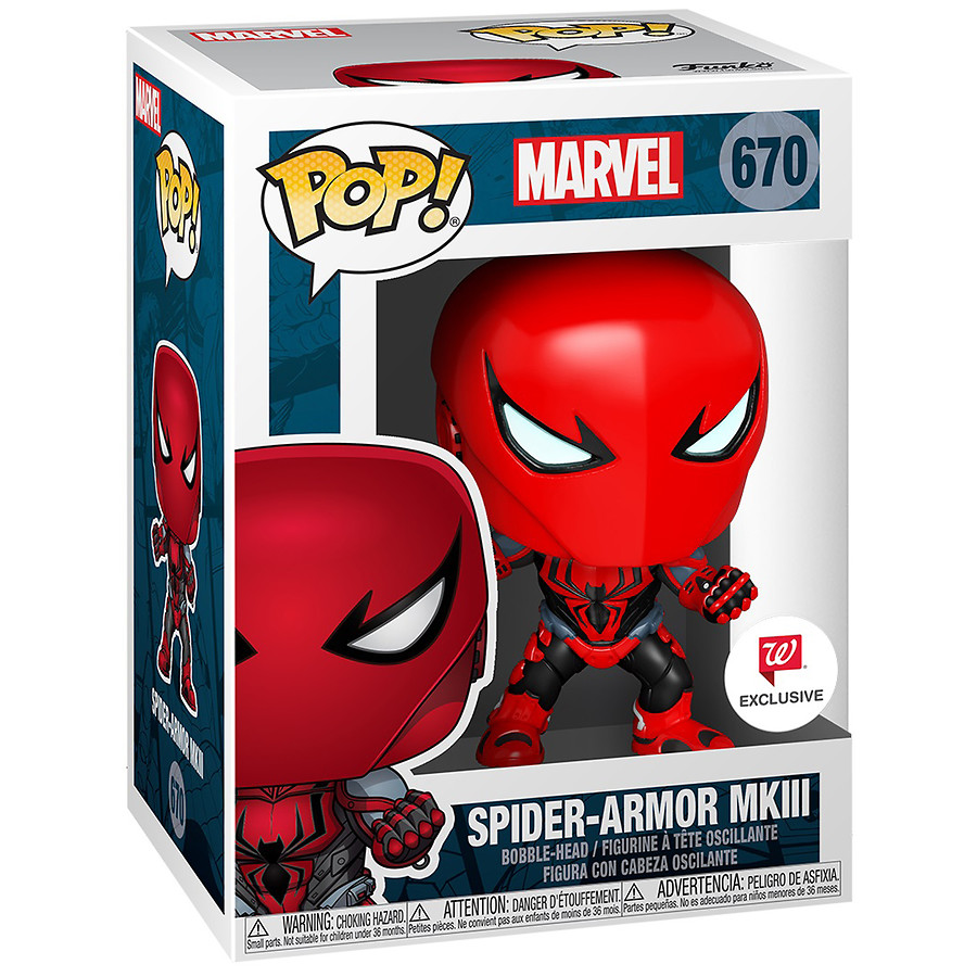  Funko Marvel Spider Armor Walgreens Exclusive 