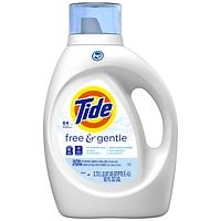 Tide 92 fl oz Free & Gentle Liquid Laundry Detergent 64 loads