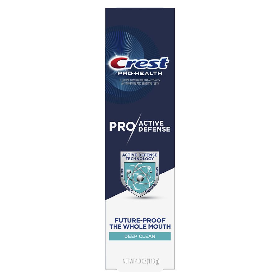 Crest Proactive Defense Deep Clean Toothpaste Walgreens