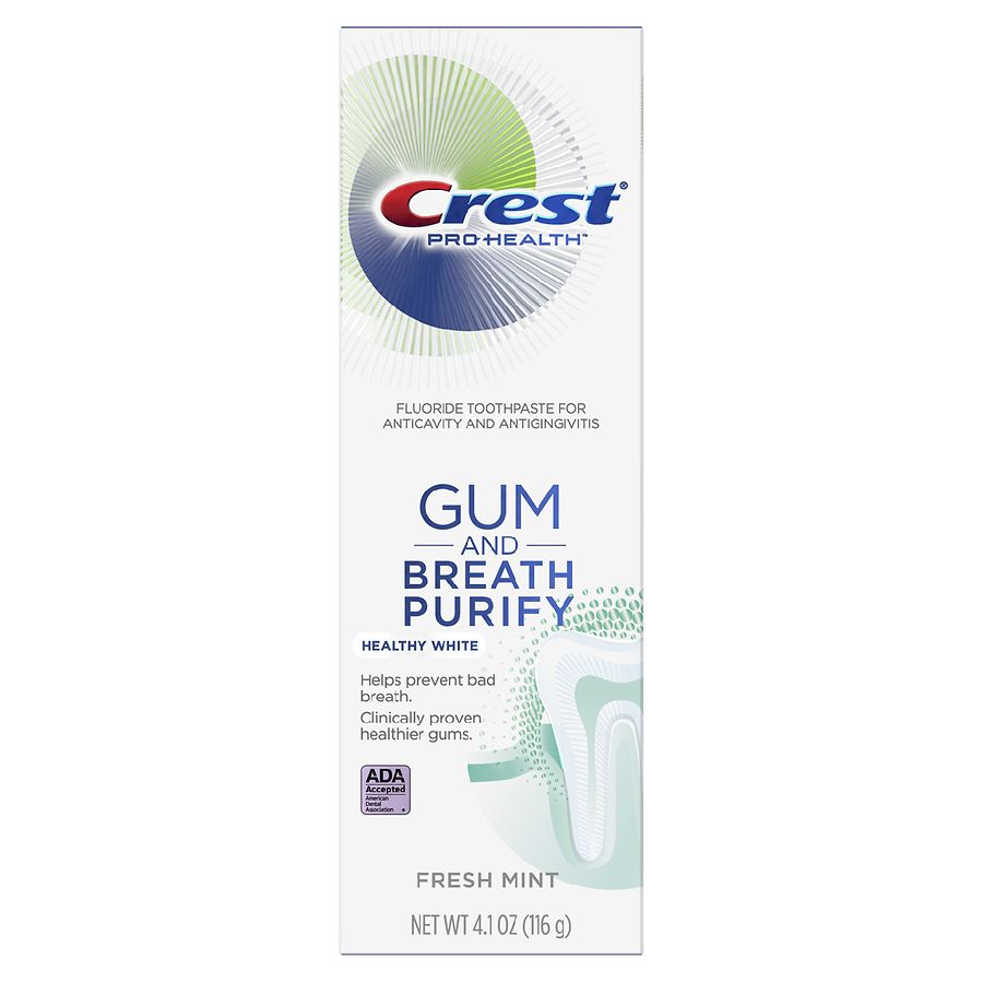  Crest Gum & Breath Purify Healthy White Toothpaste Fresh Mint 