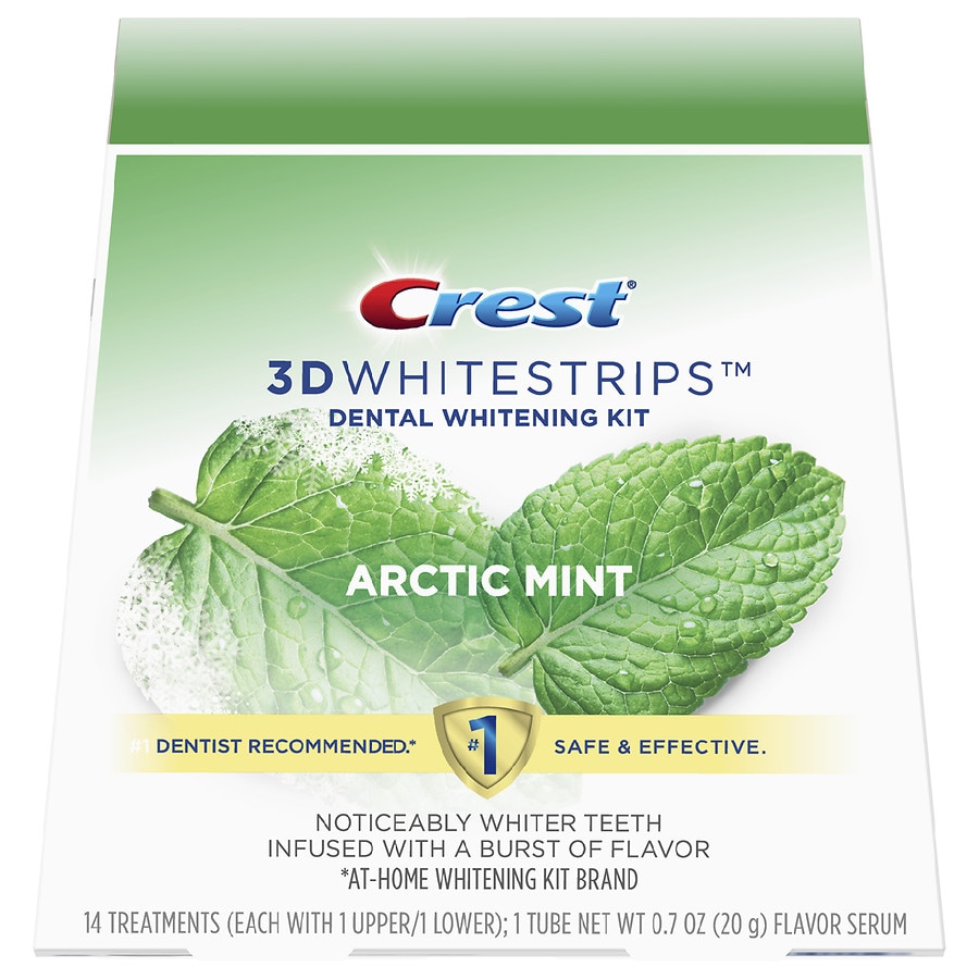 Photo 1 of 3D Whitestrips Arctic Mint, Dental Whitening Kit + 1 Tube of Flavor Serum EPIRED 8/2021