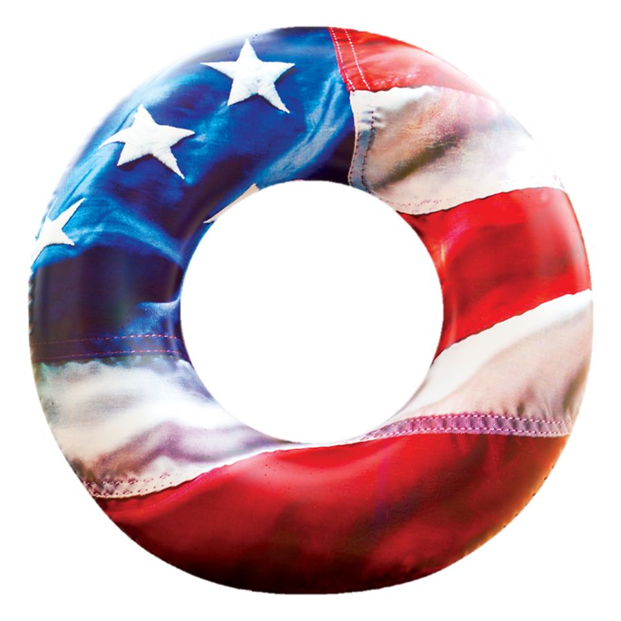 PoolCandy Stars and Stripes Jumbo Pool Tube 48in