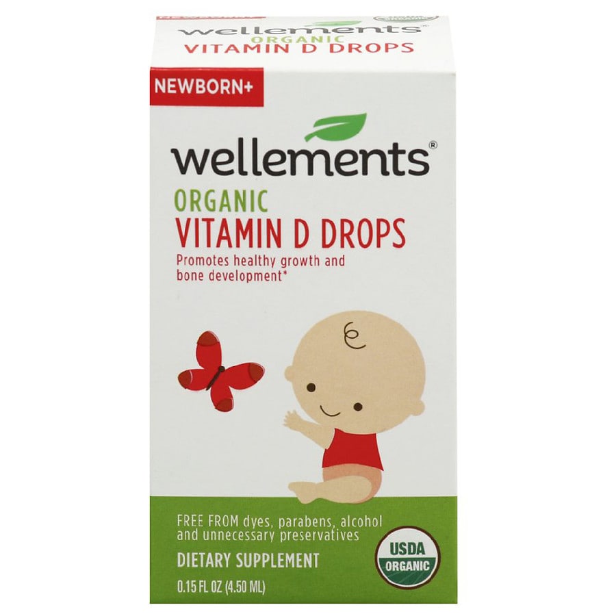  Wellements Organic Vitamin D Drops 