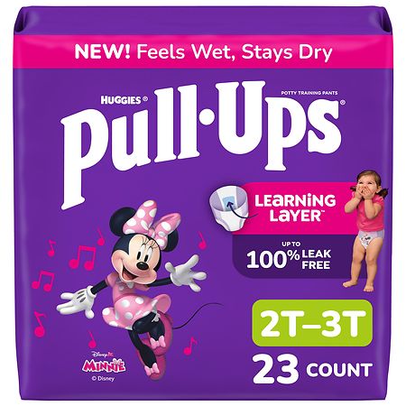 Huggies Pull-Ups Training Pants, Disney Junior Minnie, 2T-3T (18-34 lbs) - 23 training pants