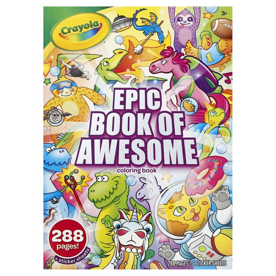 Crayola Epic Adventure Coloring Book 20 pages