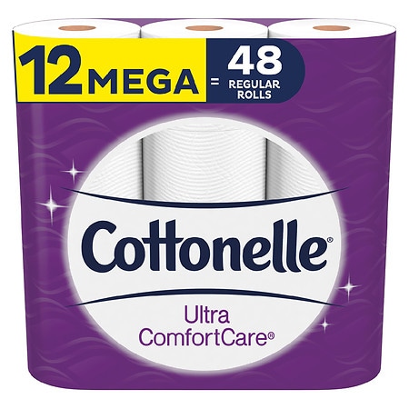 Cottonelle Ultra ComfortCare 2-Ply Toilet Paper, 284 Sheets Per Roll ...