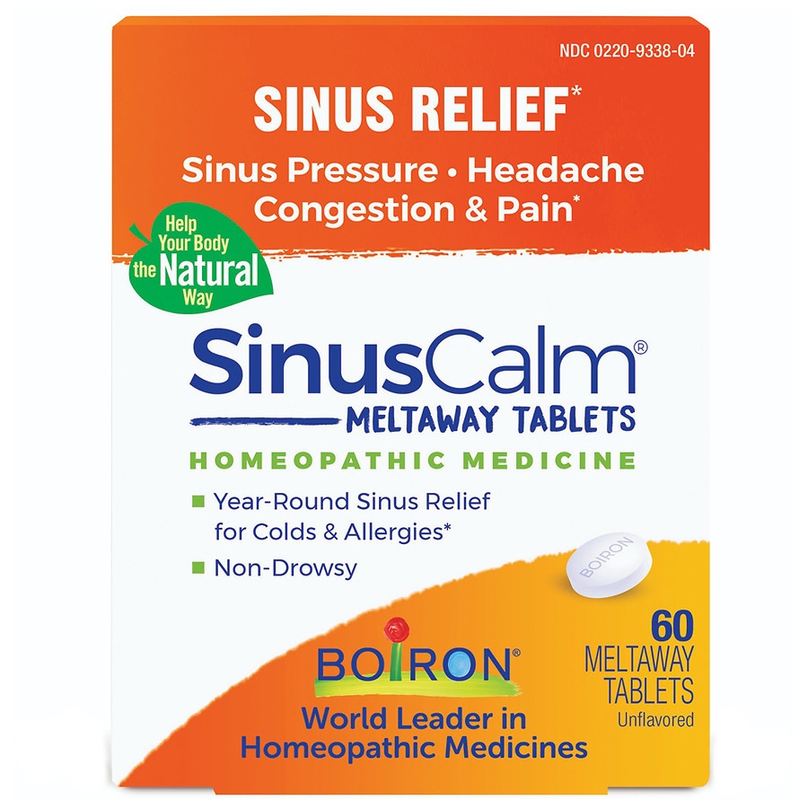 Boiron Sinuscalm Homeopathic Sinus Relief Medicine Walgreens