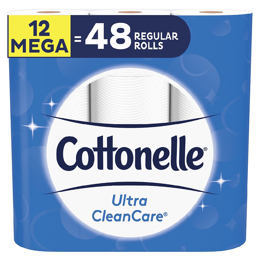 Cottonelle Ultra CleanCare Toilet Paper, Strong Bath Tissue