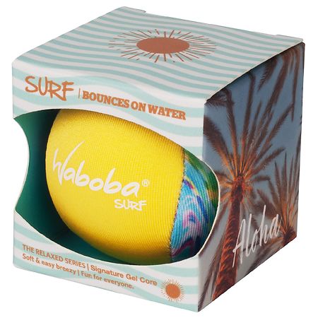 55 mm Waboba Surf Gel Ball in Multicolour with Squishy and Soft Core 