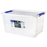 Walgreens Plastic Storage Bin with Lid 6 Quart