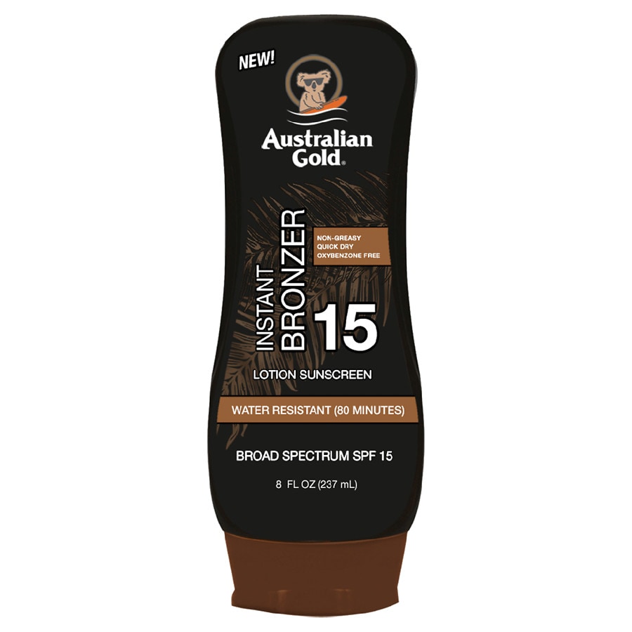  Australian Gold SPF 15 Sunscreen Lotion with Bronzer 