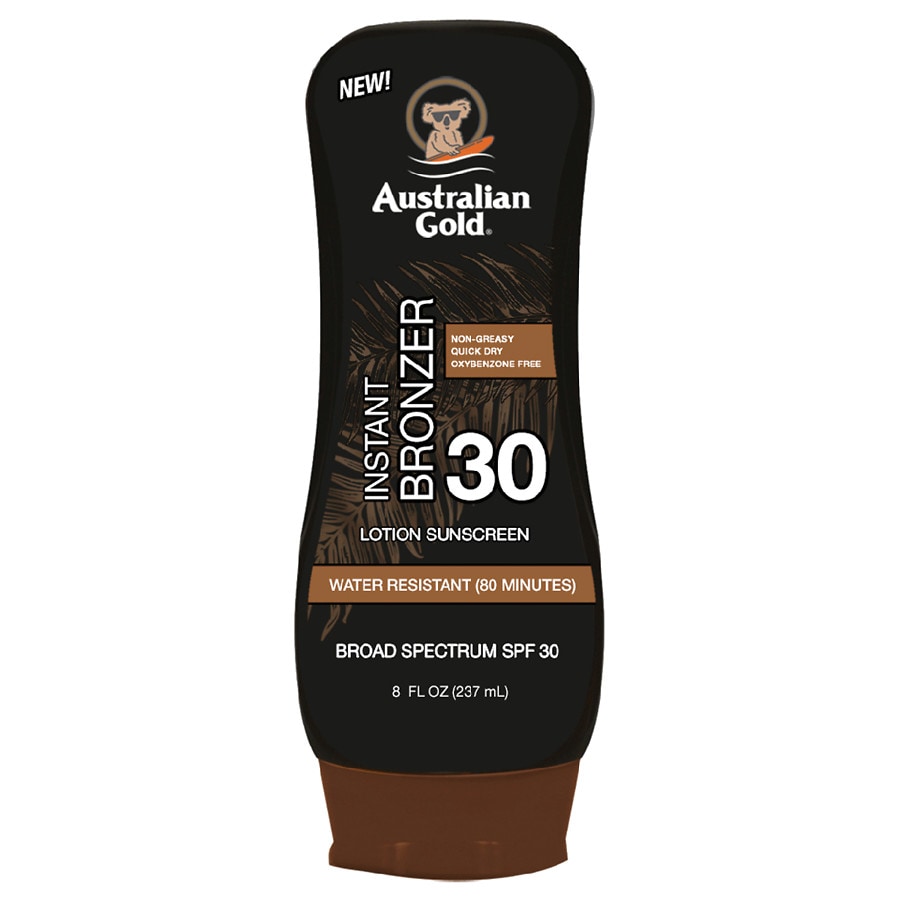  Australian Gold SPF 30 Sunscreen Lotion with Bronzer 