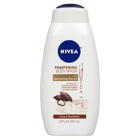 Nivea Pampering Cocoa and Shea Butter Body Wash with Nourishing Serum - 20.0 fl oz