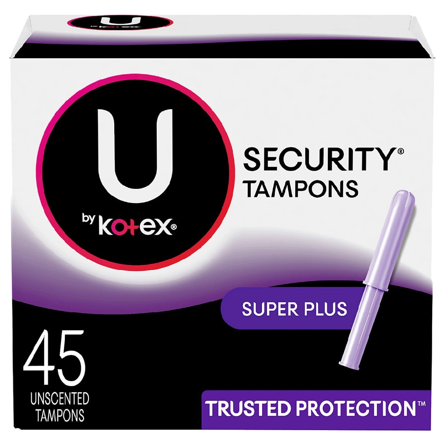  Security Tampons, Super Plus Absorbency, Unscented 