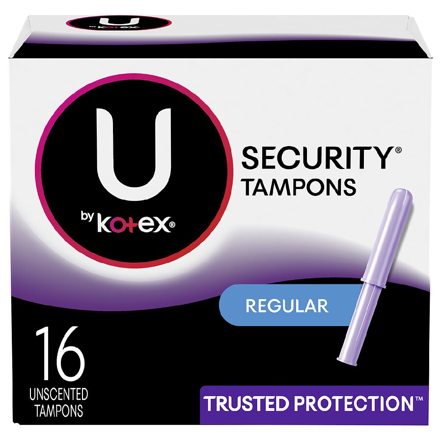  Security Tampons, Regular Absorbency 