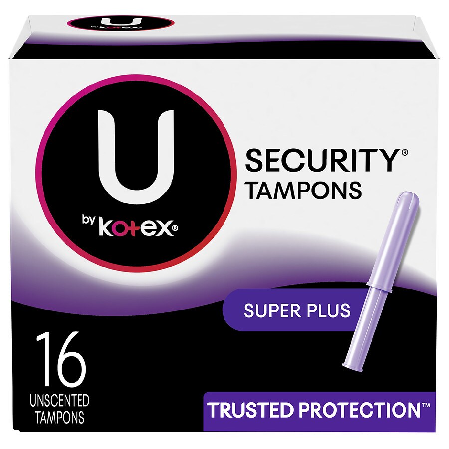  Security Tampons, Super Plus Absorbency, Unscented 