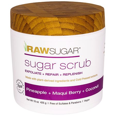 Raw Sugar Sugar Scrub Pineapple Maqui Berry + Coconut