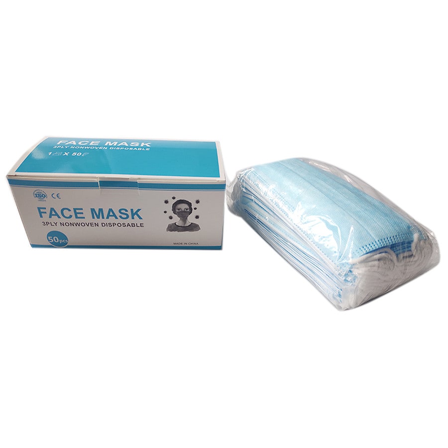 Walgreens Disposable Mask 6.9x3.7 inch Blue/White