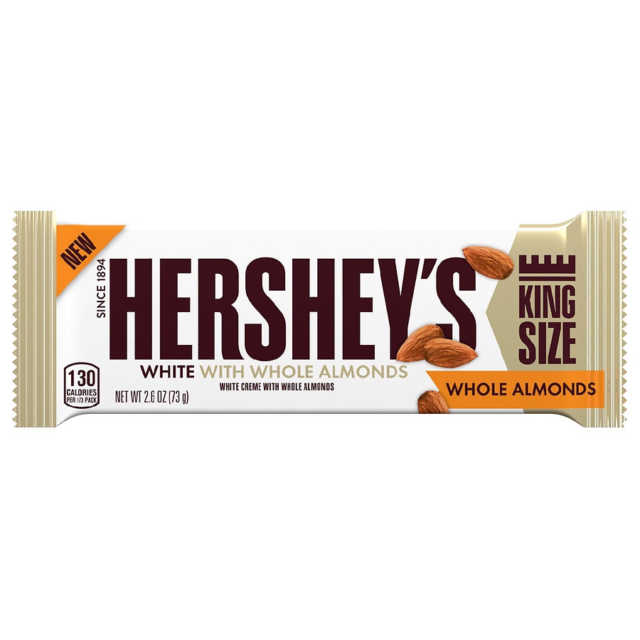 Hershey's King Size White Creme with Almonds Candy Bar