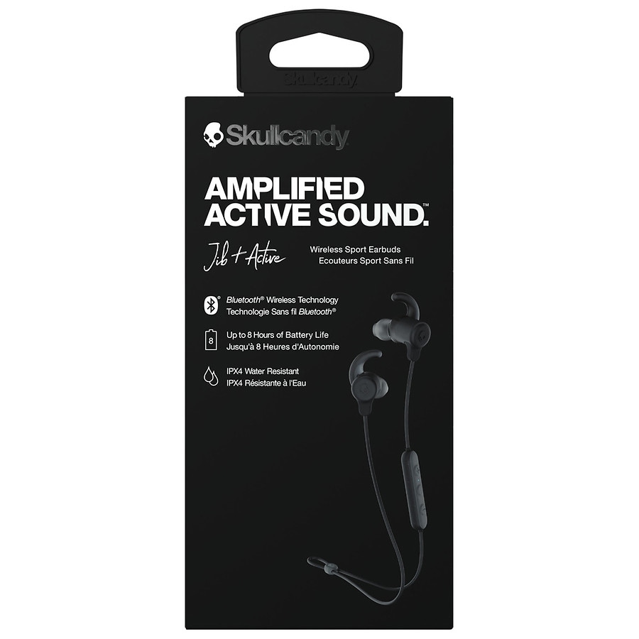  Skullcandy JIB+ Active Black Wireless Earbuds 