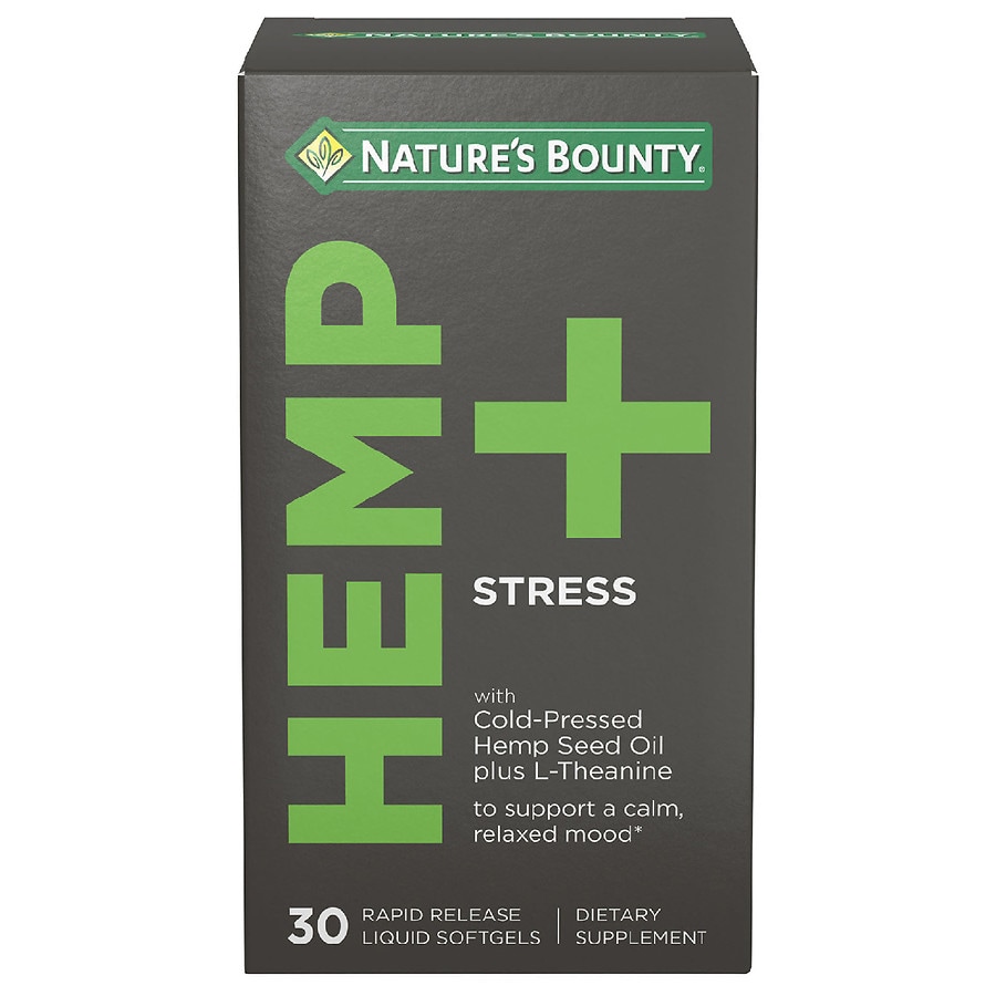 Nature's Bounty Hemp + Stress