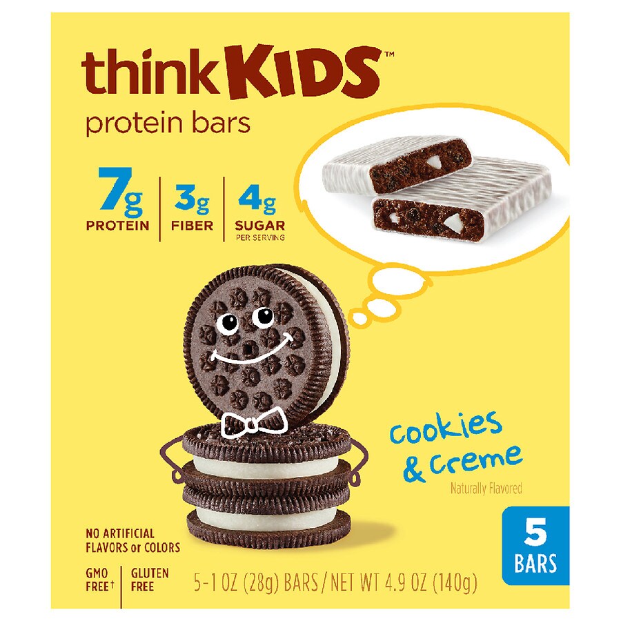  think! Protein Bars Cookies & Creme 