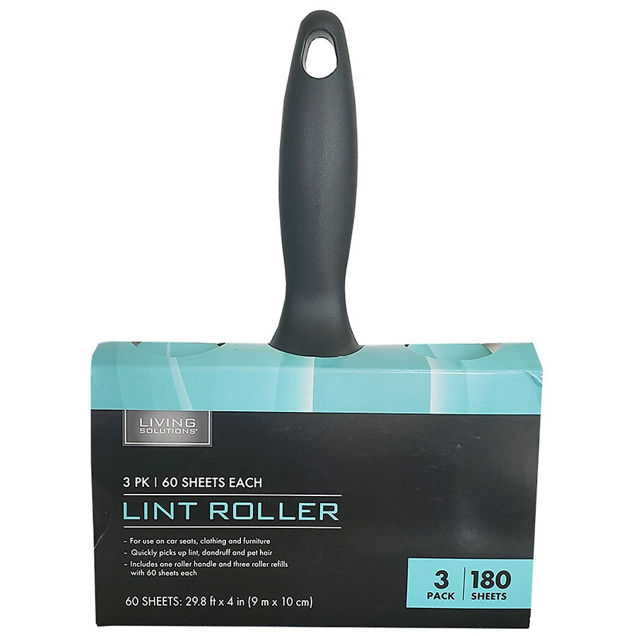  Living Solutions Lint Roller Combo Pack 