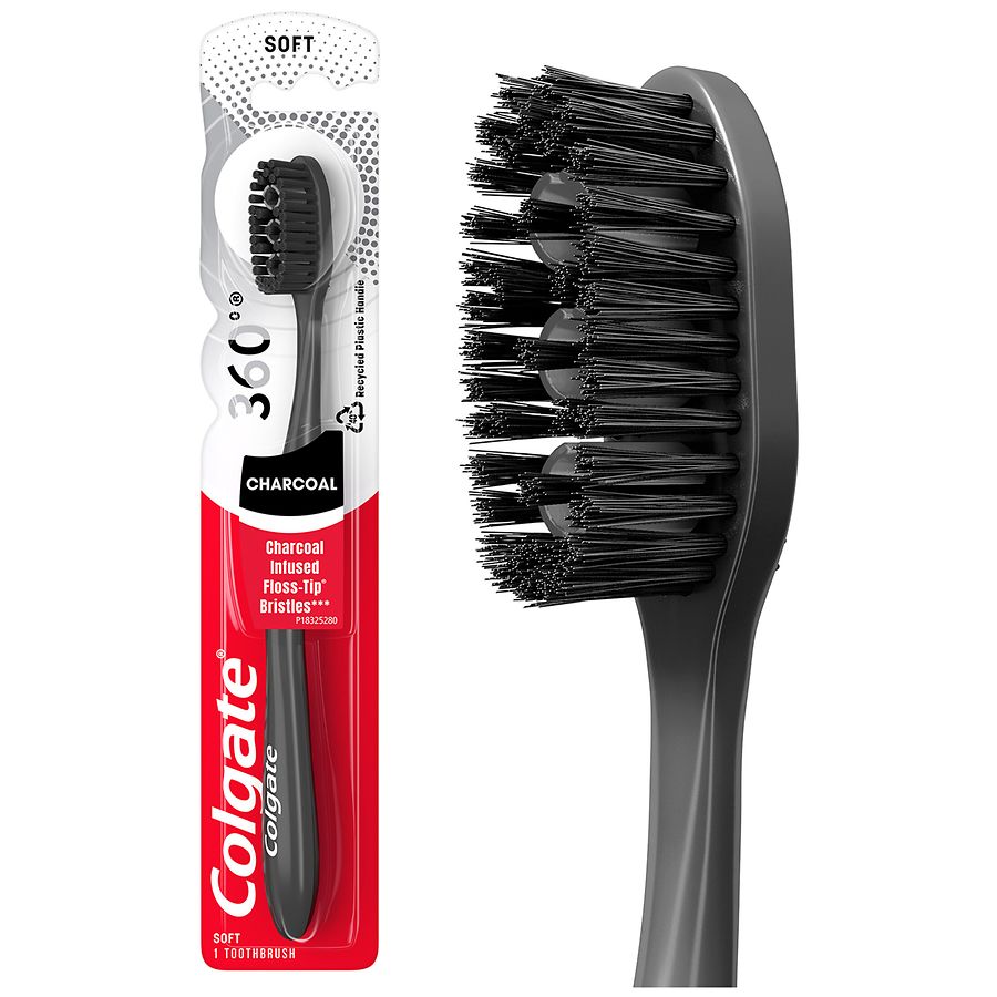 charcoal bristle toothbrush