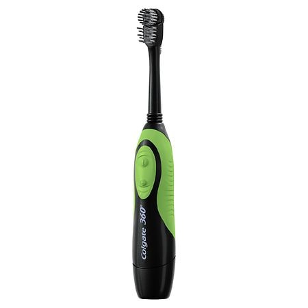 colgate 360 advanced charcoal battery powered toothbrush